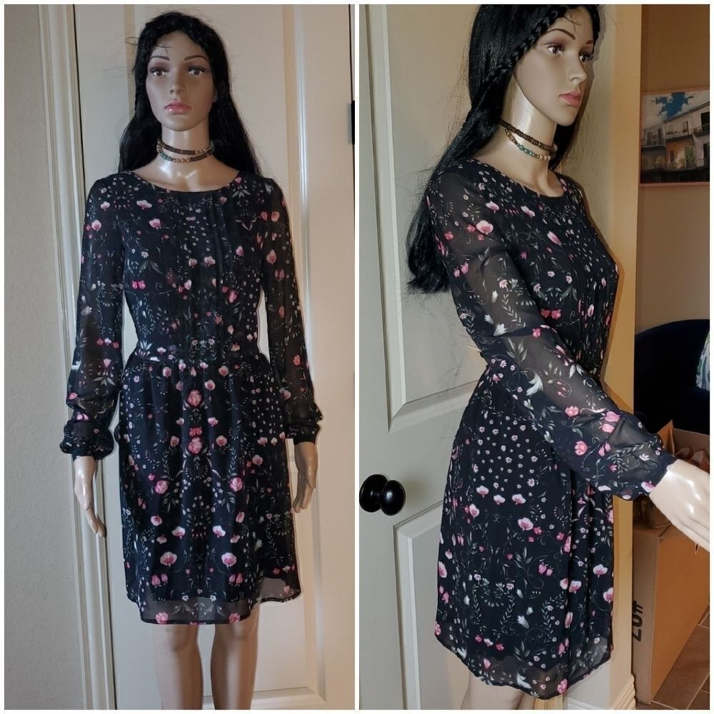 Reserved floral dress